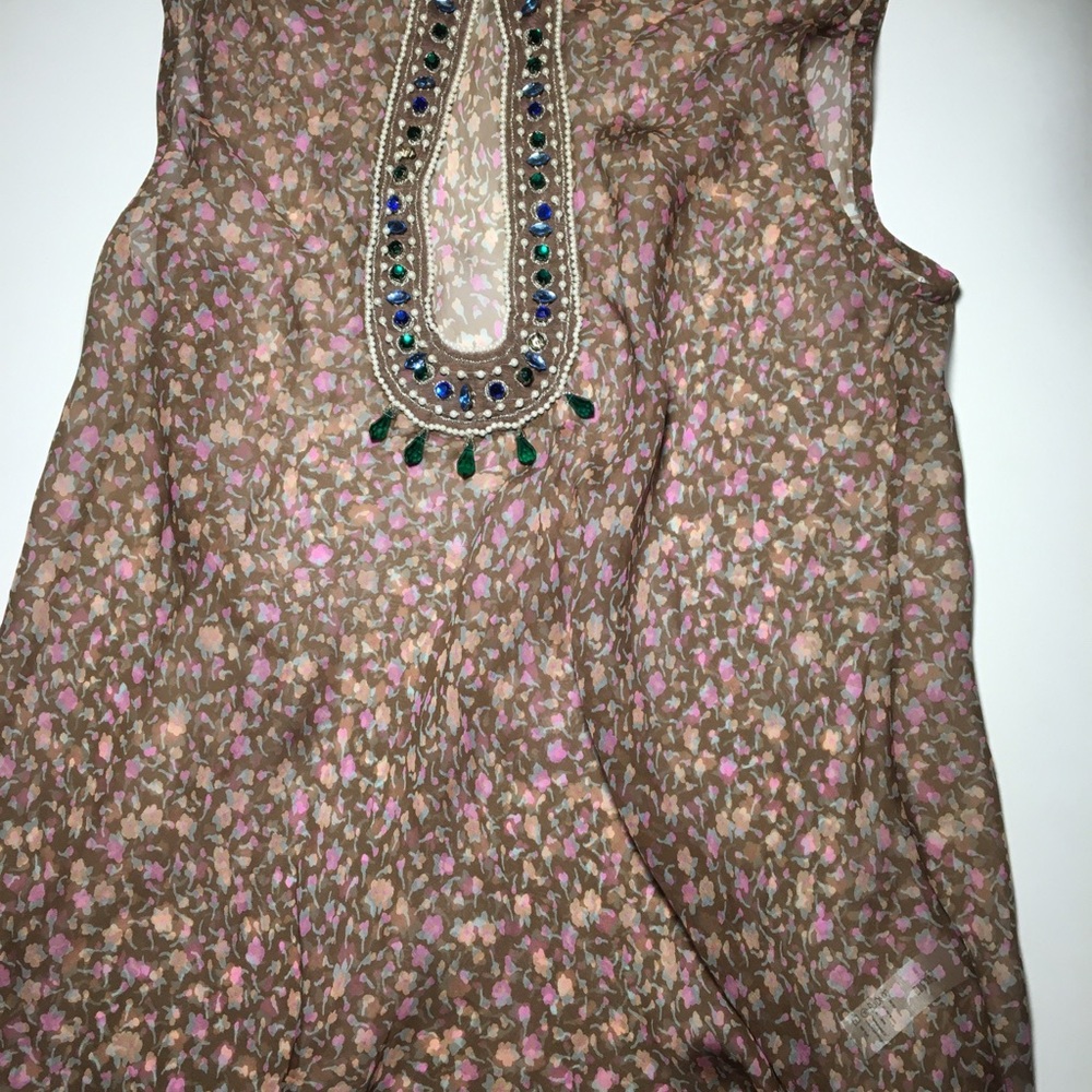 La Perla Silk blouse with beads size S.